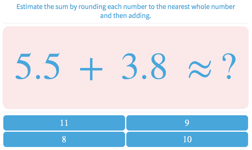The Menu Game (Estimating/Rounding): Building Real-Life Math